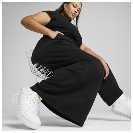 Puma Γυναικείο παντελόνι φόρμας Wardrobe Essentials Relaxed Wide Leg Sweatpants Puma Γυναικείο παντελόνι φόρμας Wardrobe Essentials Relaxed Wide Leg Sweatpants